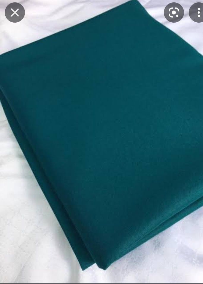 Teal green crepe