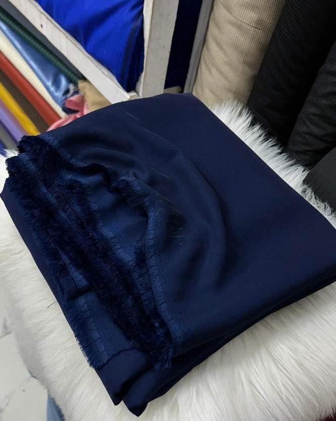 Navy blue crepe #1.   Selling by yards