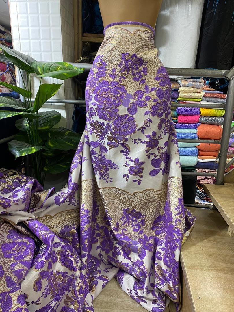 Purple damas #1.   Selling by yards