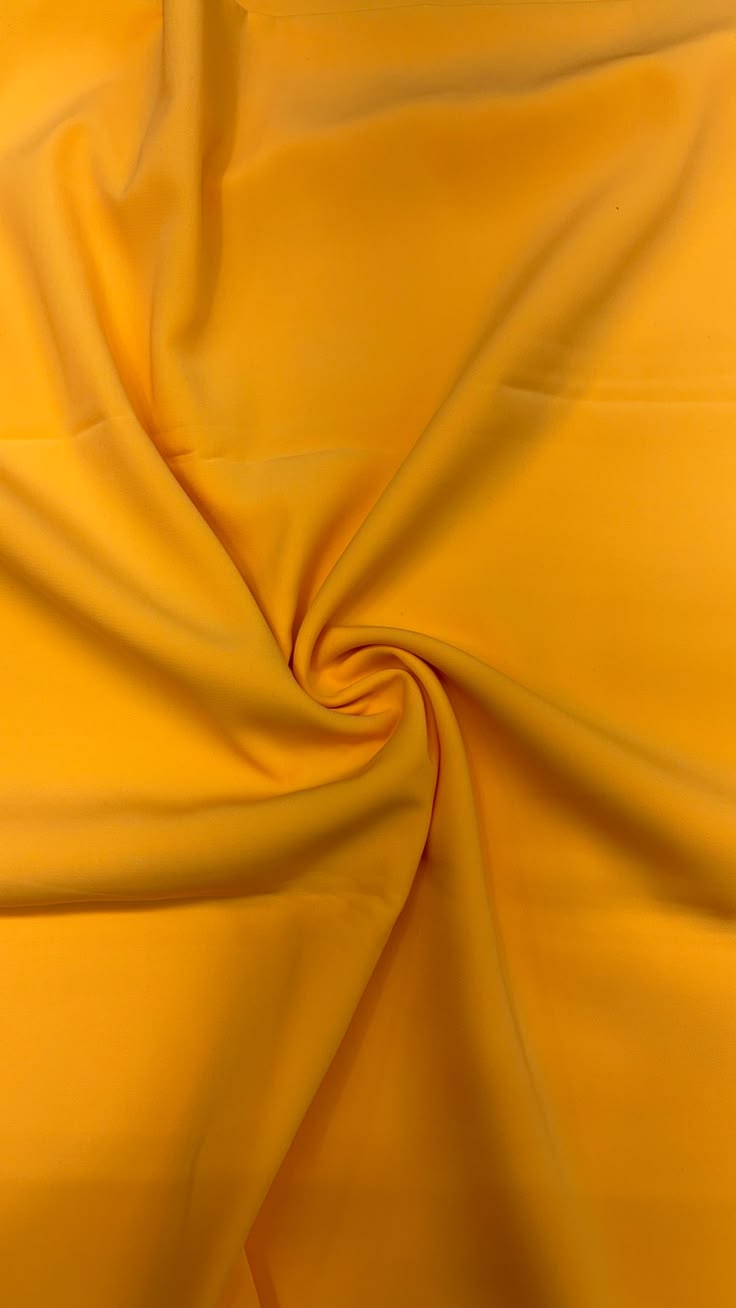 Golden yellow crepe fabric #1    selling by yards
