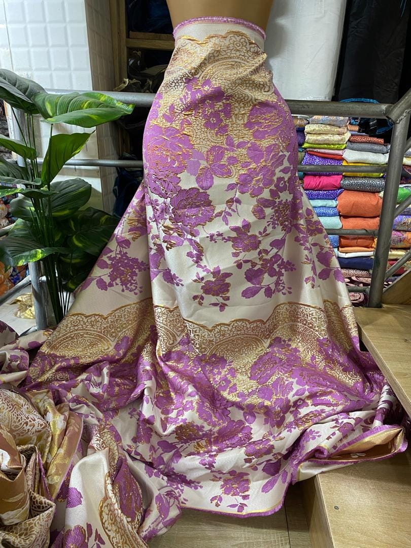 Light purple damas #2.   Selling by yards